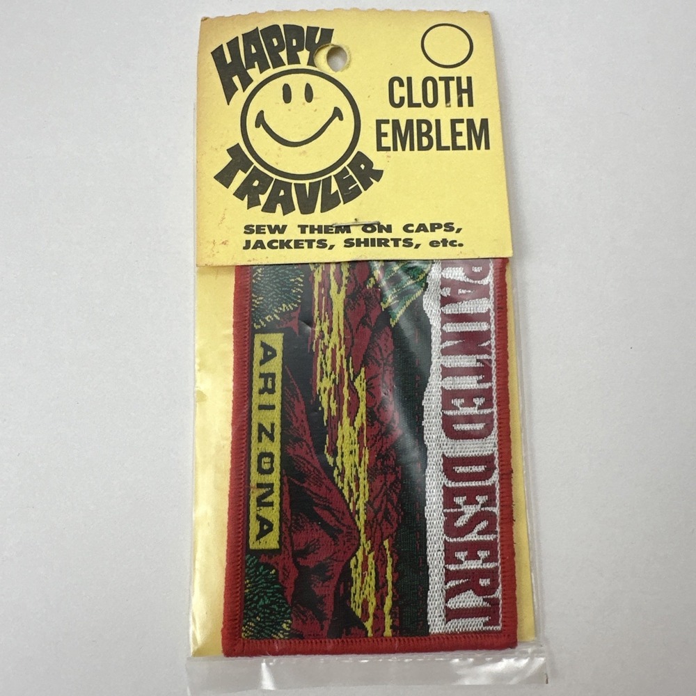 Vintage NOS Patch Painted Desert Arizona AZ Souvenir Travel